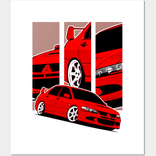 Lancer Evolution VIII Posters and Art